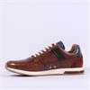 Ambitious SLOW Classic Laced Trainer - Cognac Navy